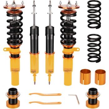 Coilovers Shock Kits Compatible For BMW 3 Touring (E91) (2004-2012) Adj. Damper Coil Spring Strut Maxpeedingrods - for Bmw 3 Series E90 Saloon Coilovers Kit