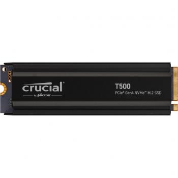Crucial T500 2TB NVMe PCIe Gen4 M.2 Internal Gaming SSD with Heatsink, Up to 7400MB/s, Compatible with PlayStation 5, Laptop/Desktop - CT2000T500SSD5