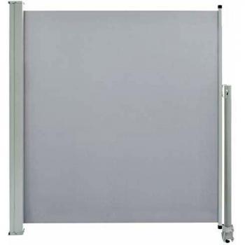 Retractable Side Awning for Patio 140 x 300 cm Grey