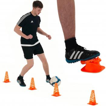 QUICKPLAY Conos de entrenamiento de 23cm: Conos deformables con ranuras