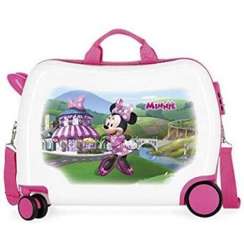 Disney Minnie Joyfull Maleta Infantil Multicolor 50x38x20 cms Rígida ABS Cierre combinación 34L 2,1Kgs 4 Ruedas Equipaje de Mano