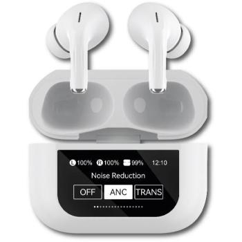 Auricular Bluetooth SAMI Ultra Pro TWS Blanco con ANC y Pantalla LCD