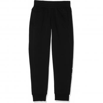 adidas Yg E Lin Pantalón, Niñas, Negro/Blanco, 116