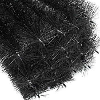 Cepillo Protector para Canalones 24m - 120 cm Ø 10,5 cm - Protección contra Hojas y Plagas (20 Piezas)