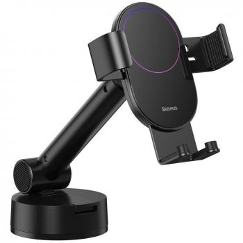 Baseus SUYL-JY01 Soporte de Teléfono Móvil con Gravedad Simplism y Base de Succión Negro