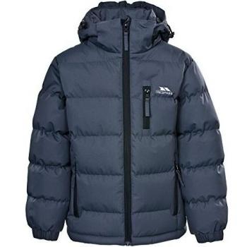 Trespass Tuff Chaqueta, Gris Oscuro, 3 Años, Unisex Niños
