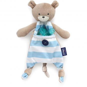 Chicco Pocket Friend Blue Bear Pacifier Holder 0m+