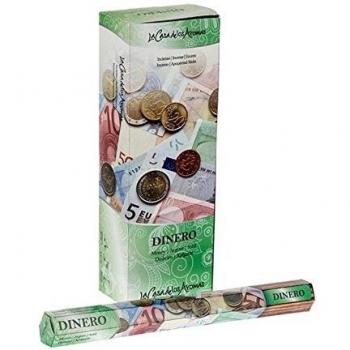 La Casa de los Aromas, set 6 packs de 20 varillas de incienso Dinero