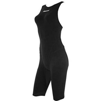 Bañador de competición Mosconi Geep Med negro mujer con espalda abierta, talla 14