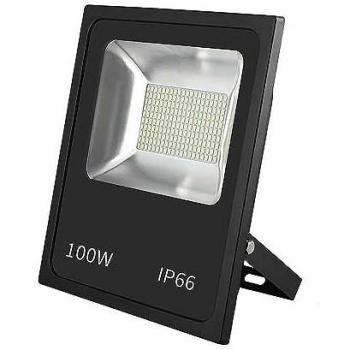 Proyector LED SMD Dacita 100W 6500K Negro 9000lm 120º IP66 - Alta Potencia y Resistencia