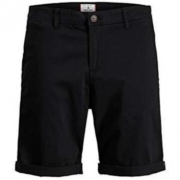 Jack & Jones Bowie Solid Black Shorts