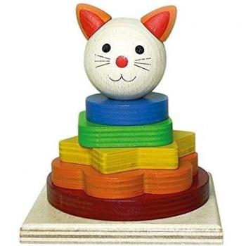 Hess 14853 - Juguete torre pila de madera, cat
