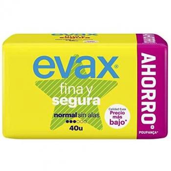 Evax Thin and Secure Normal Sanitary Towels 40 Units