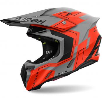 Airoh Casco de Cross Twist 3 Dizzy Naranja Flour Mate