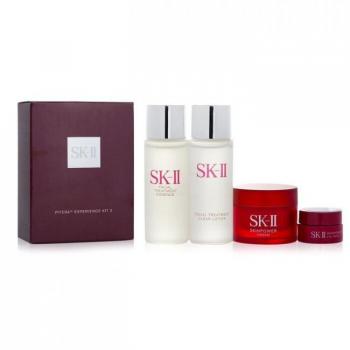SK II Pitera Experience Kit 2: Complete Skincare Set with Clear Lotion, Facial Treatment Essence, Skinpower Cream, and Eye Cream