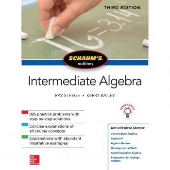 Schaum's Outline of Intermediate Algebra, Third Edition - English Version