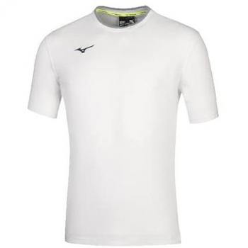 Camiseta de Manga Corta Mizuno Team Blanca para Hombre