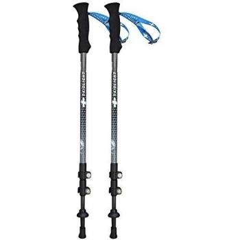 RaidLight Bastones Vertical CARBON3 Negro/Azul-única