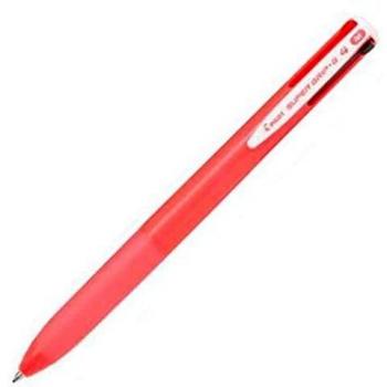 Boligrafo pilot super grip g 4 colores retractil sujecion de caucho tinta base de aceite cuerpo color rosa
