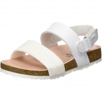 Pablosky 446300, Sandalias con Punta Abierta para Niñas, Blanco