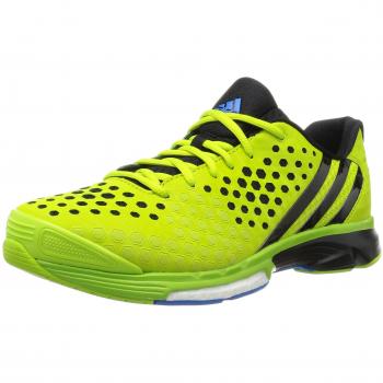 adidas Volley Boost – Sesosl Black/Shoblu, Men, Green-Black