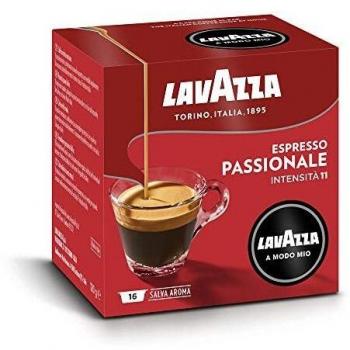 Lavazza Appassionatamente Espresso - Caja de 16 Cápsulas A Modo Mio