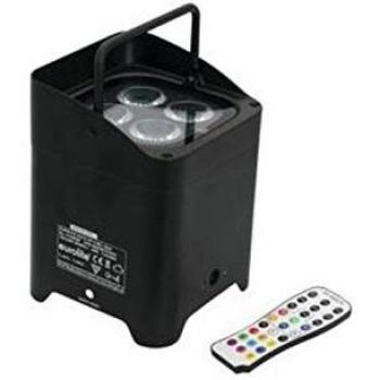 EUROLITE UP-4 HCL einbauleuchten WDMX batería de 4 x 12 vatios RGBAW UV LED