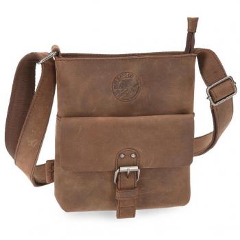 Pepe Jeans Aristocrat Bolso Bandolera, 22 cm, 1.5 Litros, Marrón