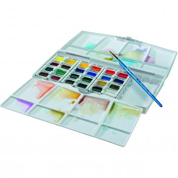 Winsor & Newton Plus 24HP - Acuarelas diluible en agua