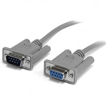 Cable de Modem Nulo Serie RS232 DB9 de 3 Metros - Hembra a Macho