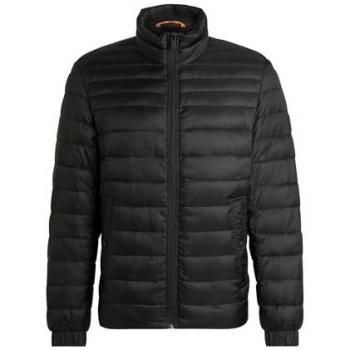 Boss Orange Oden 1 Mens Lightweight Padded Jacket with Water-Repellent Finish - Black - Size Medium