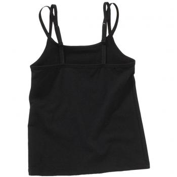 Skiny Mädchen Spaghettishirt Cotton Essentials Camiseta sin Mangas, Black, 176 para Niñas