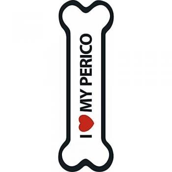 MAGNET & STEEL Señal-Hueso Magnético 'I Love my Perico'
