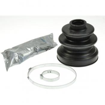 Kit de fuelles para eje de transmisión SPIDAN 23215, incluye fuelles de goma, abrazaderas metálicas, resistente a altas temperaturas y condiciones climáticas adversas, diseñado para vehículos específicos