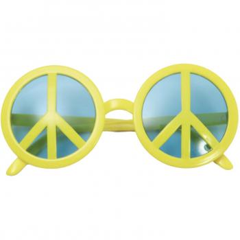 Desconocido My Other Me - Gafas símbolo de la paz, talla única, color amarillo