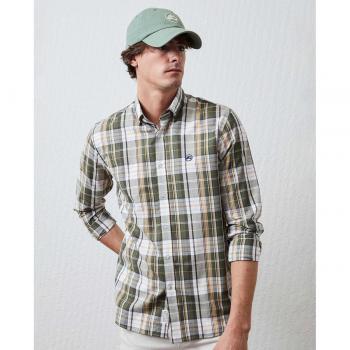 Camisa Altona Dock cuadros verdes para hombre