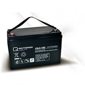 Q-Connect Batteries 12lc de 100 AGM Deep Cycle 107 Ah VRLA
