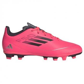 Adidas Botas de Fútbol F50 Club para Niño, Talla 32, Flexible Ground, Multiterreno, Color Negro