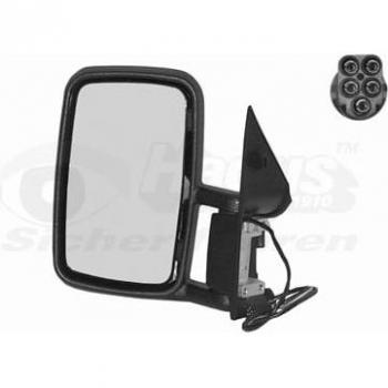 Espejo retrovisor VAN WEZEL 3075807, tipo: espejo retrovisor, características: diseño específico para vehículos, fácil instalación, ajuste manual o eléctrico (dependiendo del modelo), cristal convexo para mayor visibilidad, acabado en