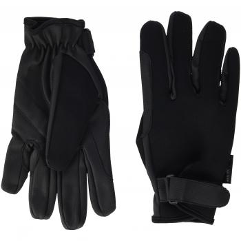 HKM Hombre softopre Guante Top, Todo el año, Hombre, Color Negro - Negro, tamaño L