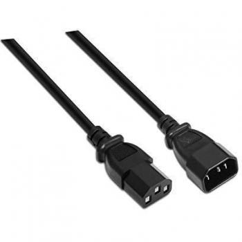 AISENS A132-0171 - Cable Alimentación CPU DE 1.5 m, Color Negro