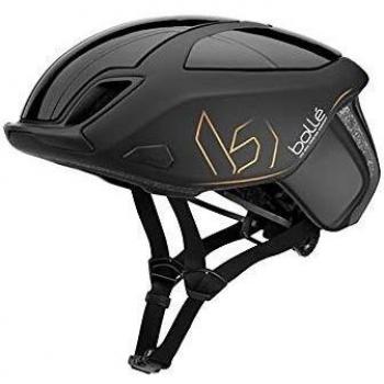 Bolle One Premium - Casco de Bicicleta aerodinámica, Color Negro Mate y Negro Brillante, Color Matte Black/Gloss Black, tamaño 58-62