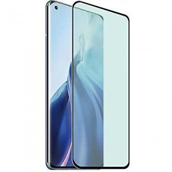 Protector de Pantalla Antibacteriano de Vidrio Templado Negro Transparente para Xiaomi Mi 11