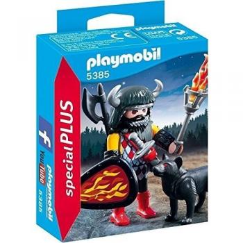 PLAYMOBIL Especiales Plus- Wolf Warrior Figura con Accesorios, Multicolor