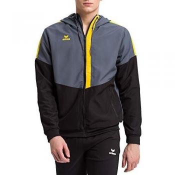 Chaqueta con Capucha Erima Tracktop Squad para Hombre - Gris - XXL