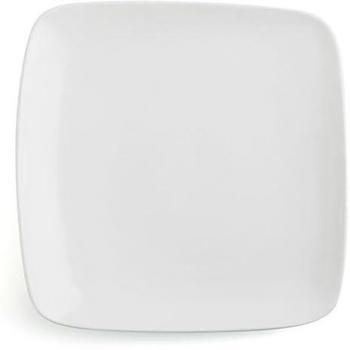 Plato Llano Ariane Vital Cuadrado Cerámica Blanco 27 x 21 cm (12 Unidades)