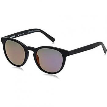 Timberland TB9128-5305D Men's Sunglasses Ø 53 mm - Black/Smoke