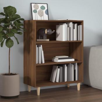 Aparador de madera contrachapada color roble marrón 69,5x32,5x90 cm Mueble de Almacenaje de Salón Buffet para salón Moderno Armario Auxiliar Armario de Almacenamiento