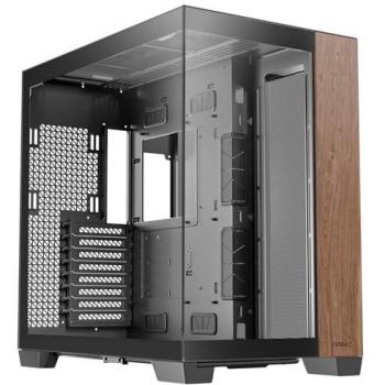Caja Semitorre ATX Antec Fishtank C8 Wood E-ATX 2xUSB 3.0, 1xType C 10Gbps S/F