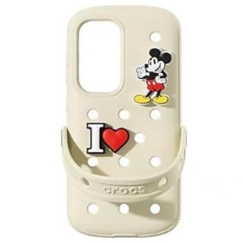 Samsung Galaxy S25 Crocs Silicone Case - Bone